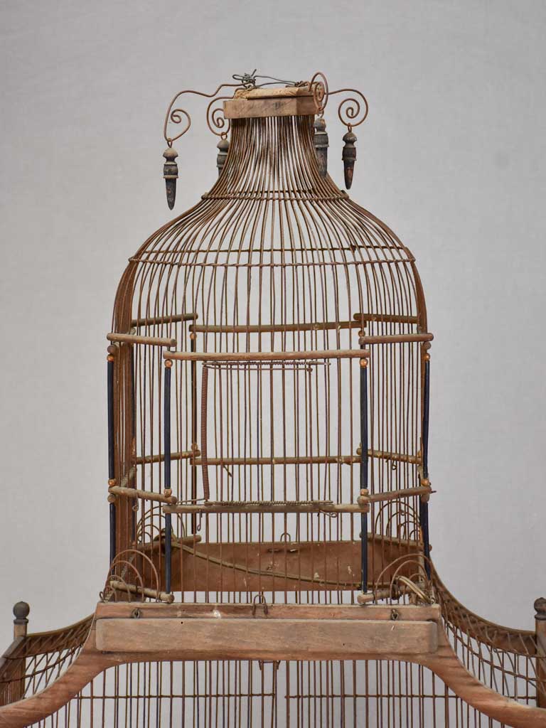 Superb large early 20th century French birdcage 38¼"