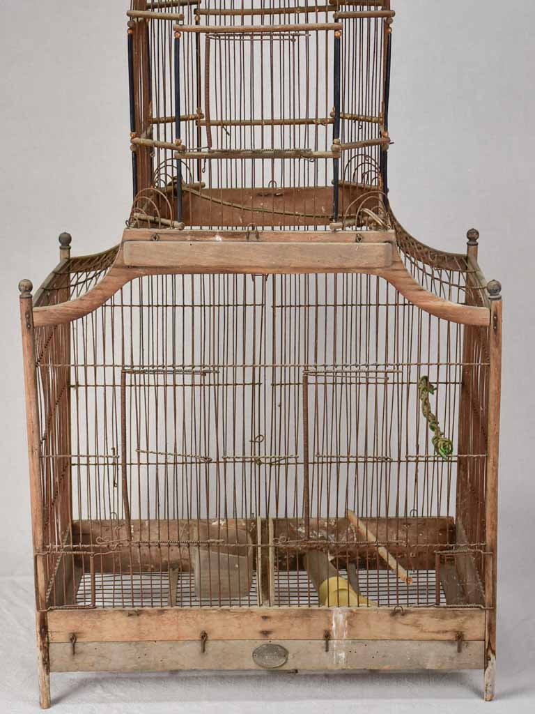 Superb large early 20th century French birdcage 38¼"