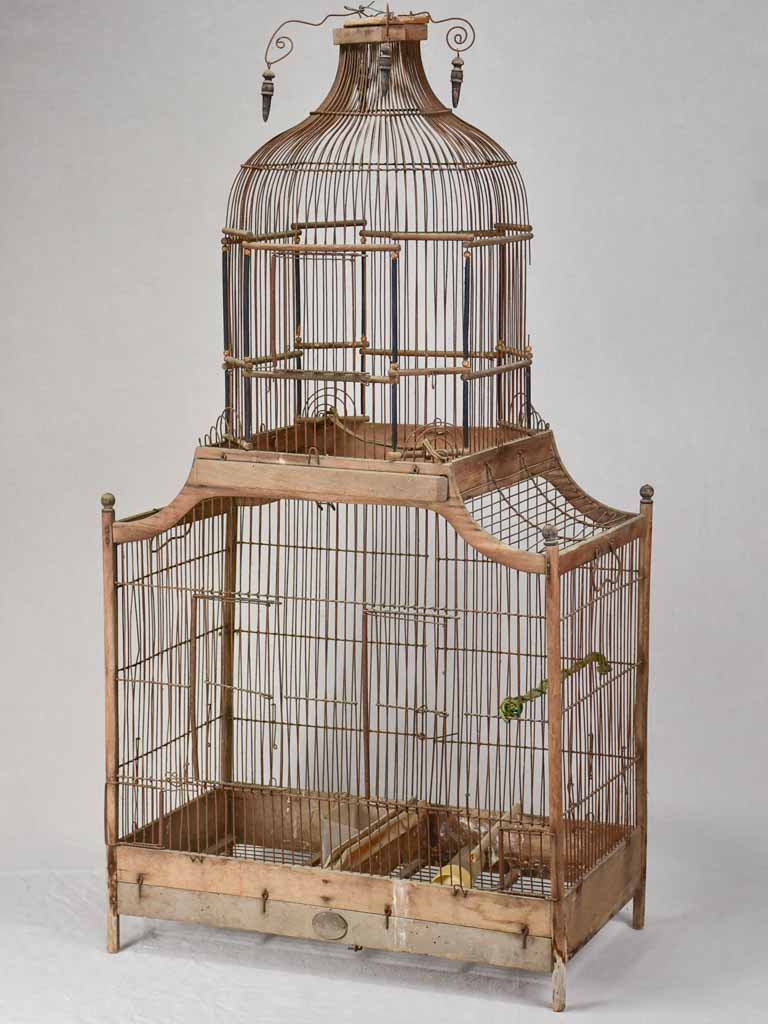 Superb large early 20th century French birdcage 38¼"