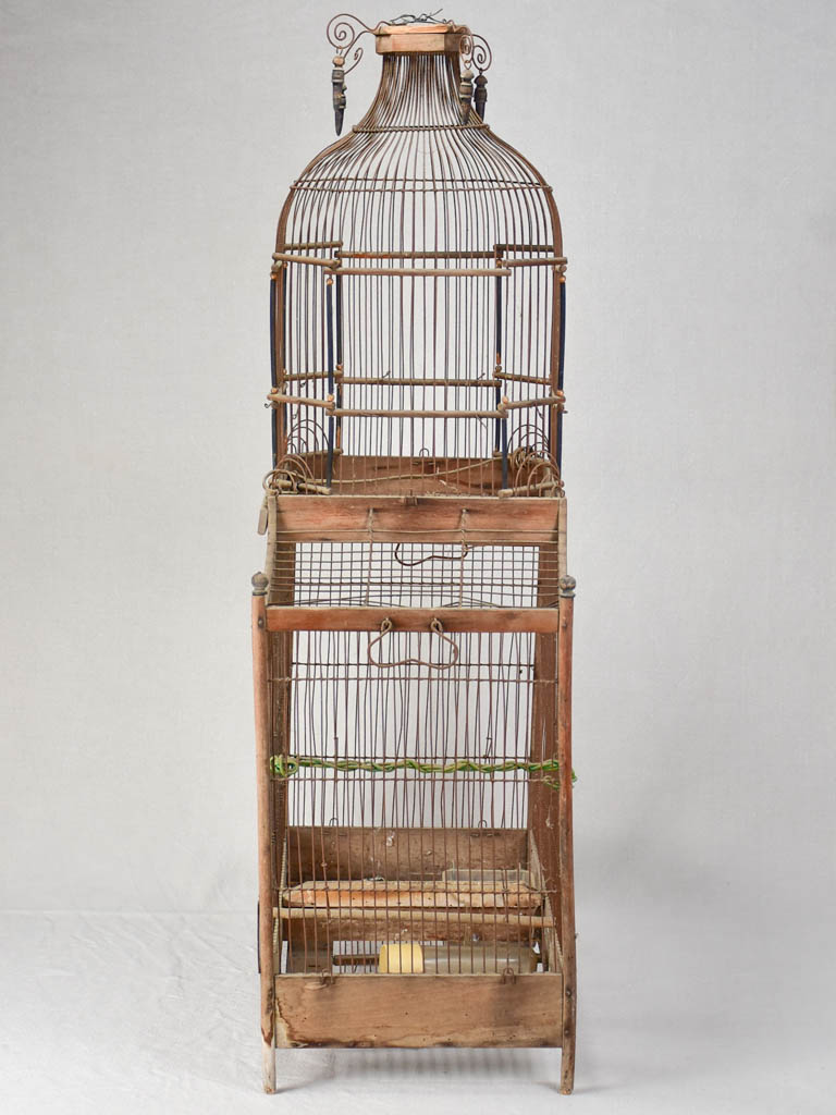 Superb large early 20th century French birdcage 38¼"