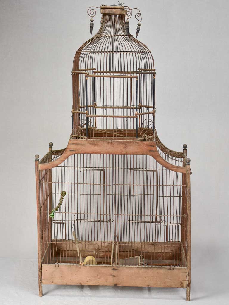 Superb large early 20th century French birdcage 38¼"