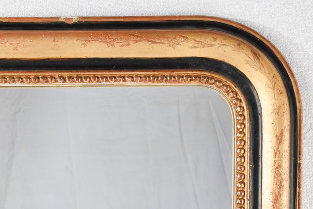 Large Louis Philippe gilded Mirror - 19th century - 39" x 28¼"