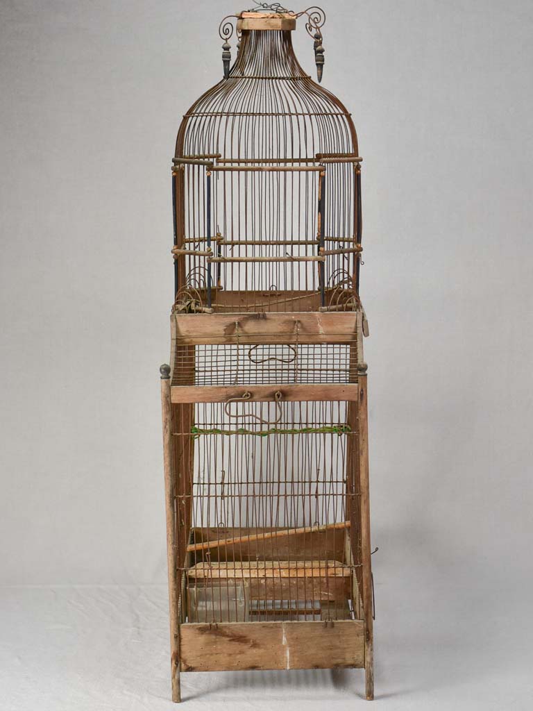 Superb large early 20th century French birdcage 38¼"