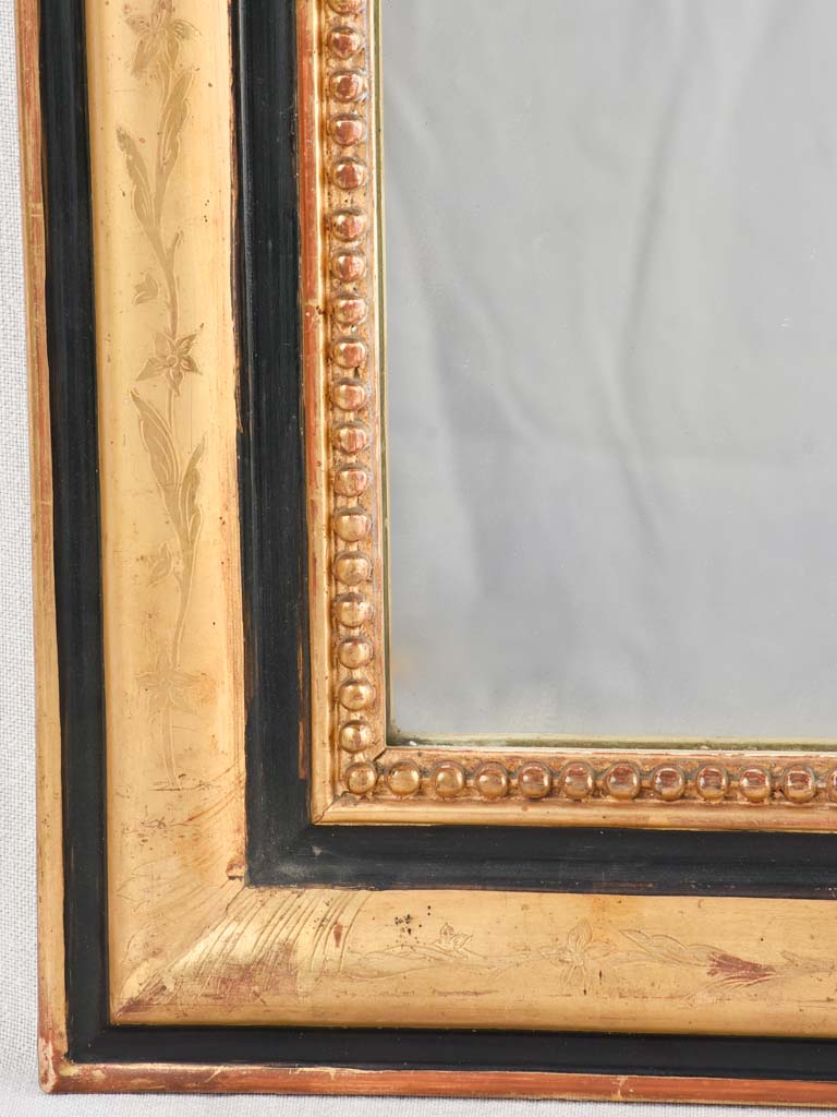 Large Louis Philippe gilded Mirror - 19th century - 39" x 28¼"