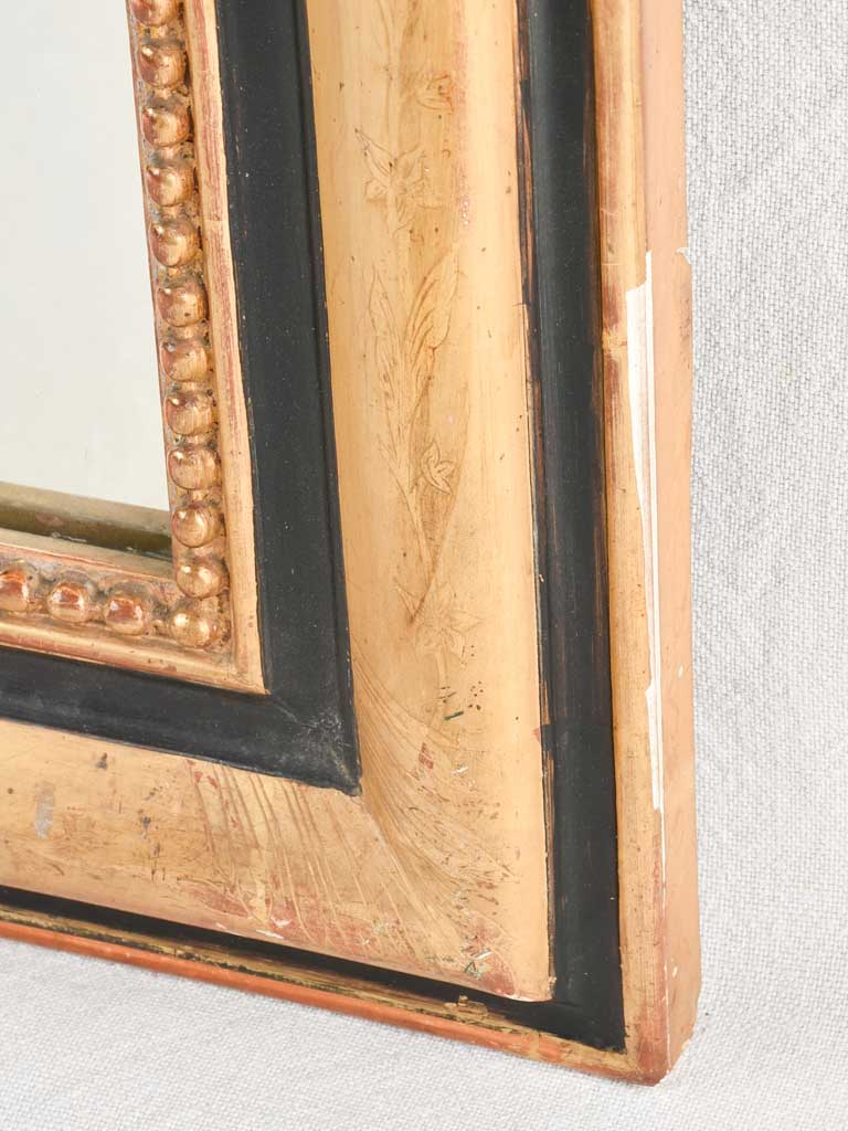 Large Louis Philippe gilded Mirror - 19th century - 39" x 28¼"