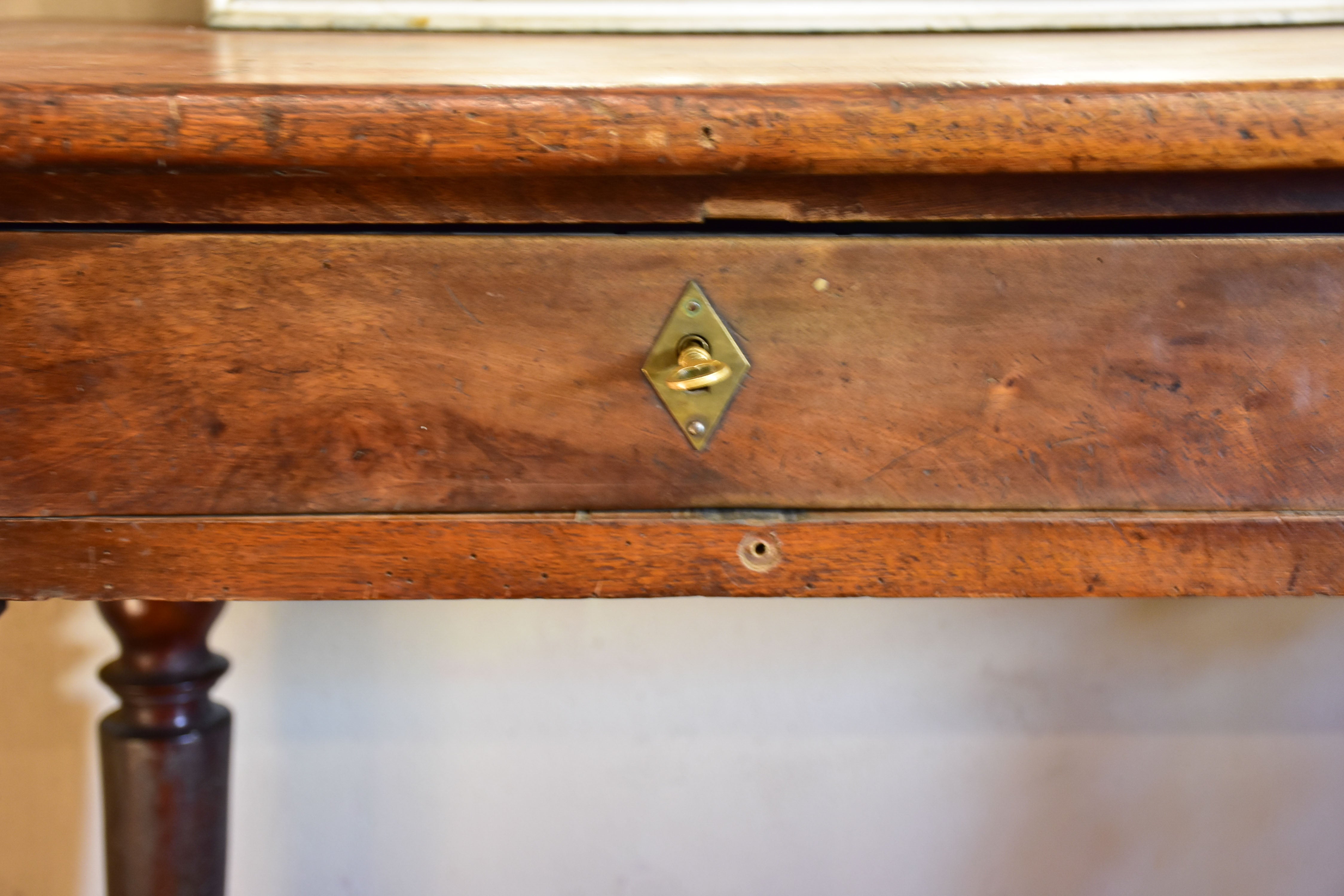 Large antique French console table from a boutique