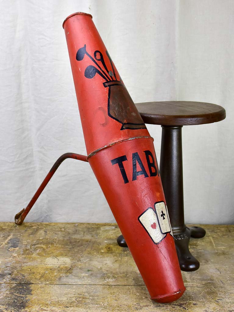 Antique French Tabac sign - carrot