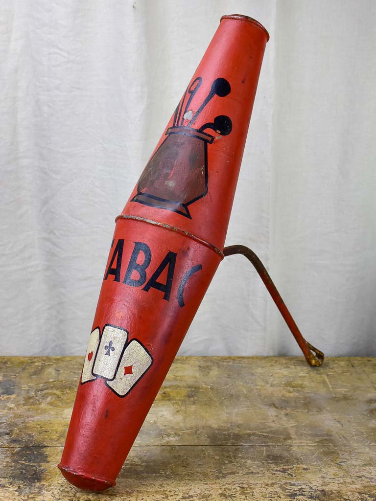 Antique French Tabac sign - carrot
