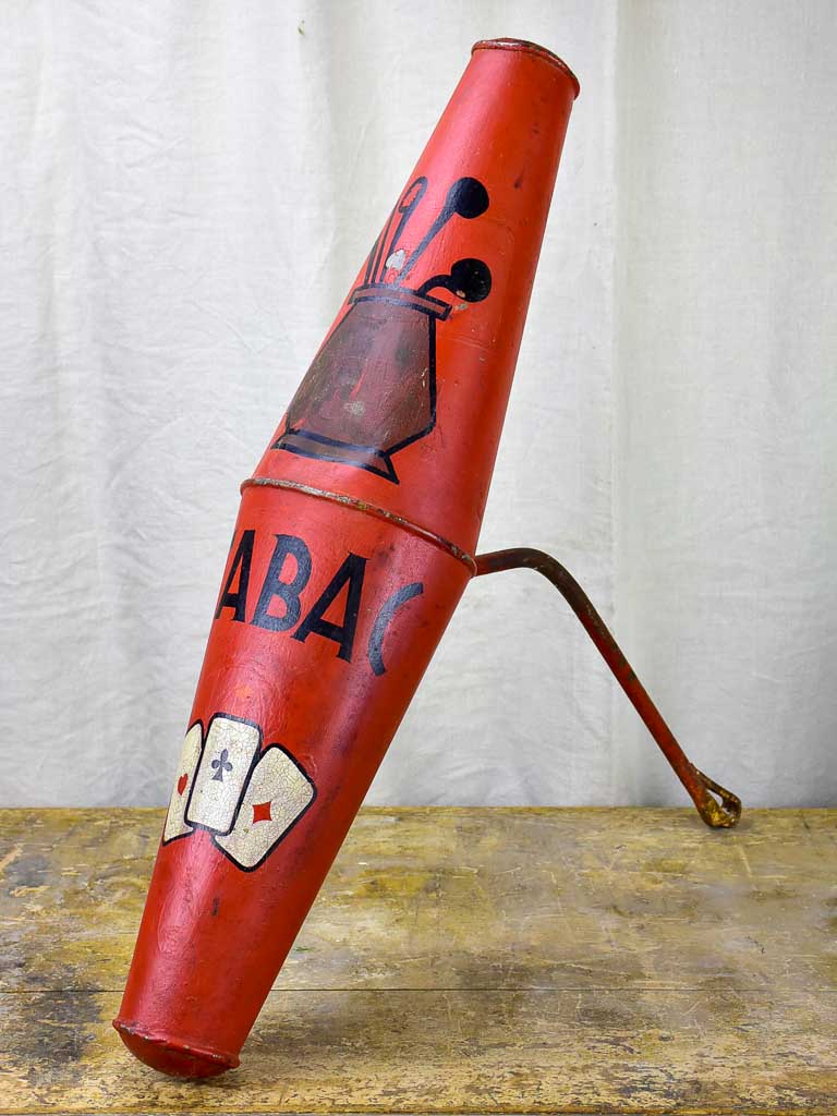 Antique French Tabac sign - carrot