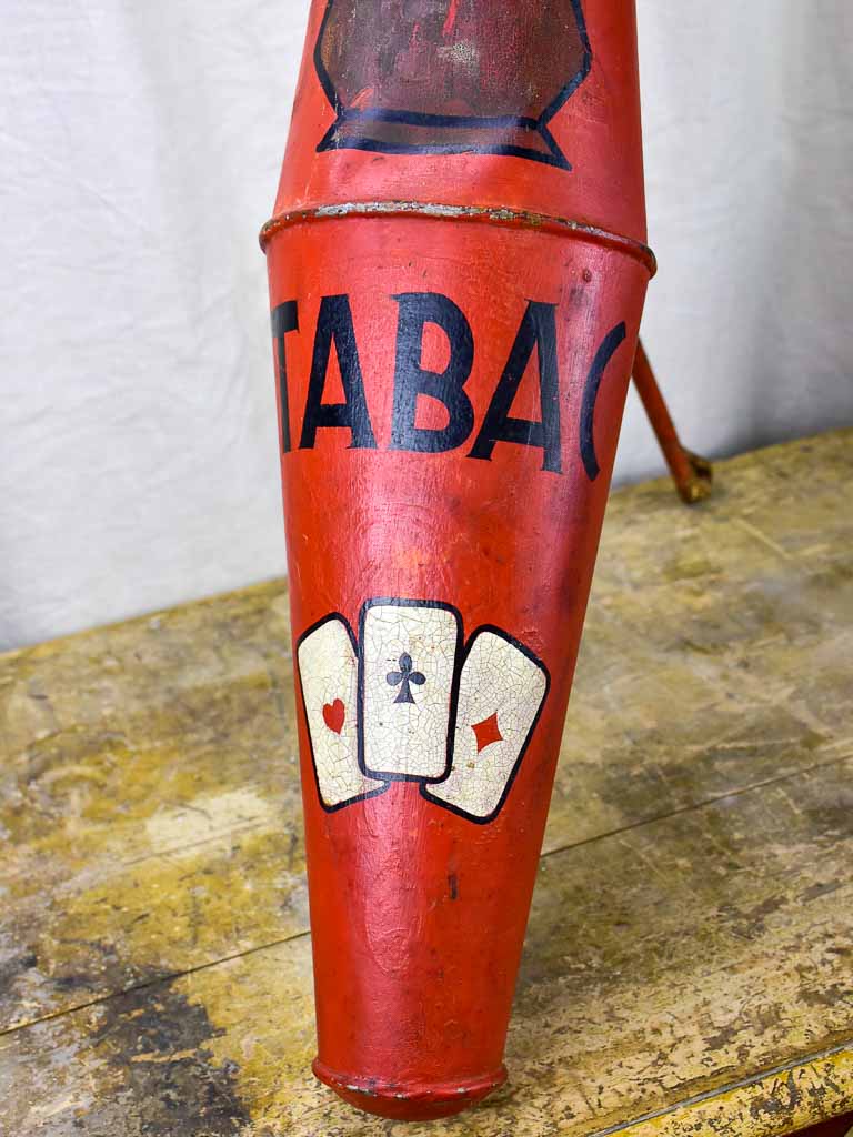 Antique French Tabac sign - carrot