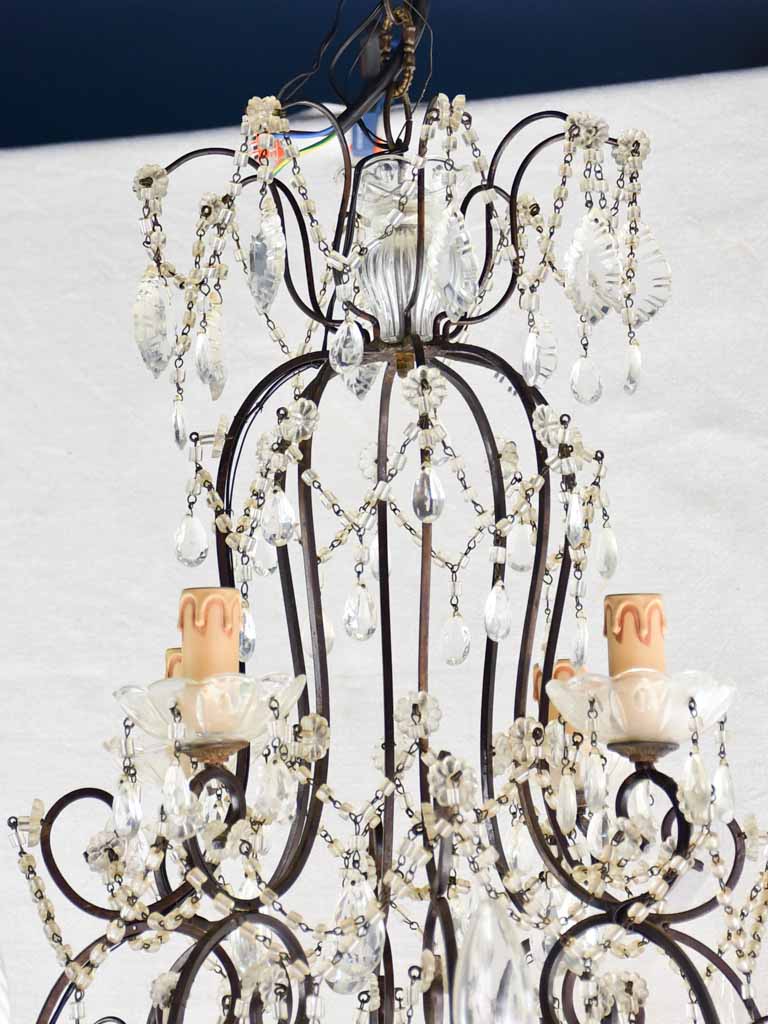 Large early twentieth century Italian chandelier - 12 lights 38½"