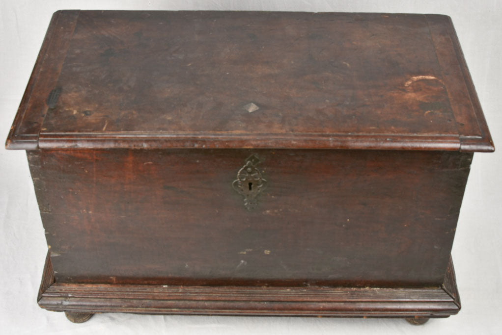 Vintage Rustic French Blanket Box