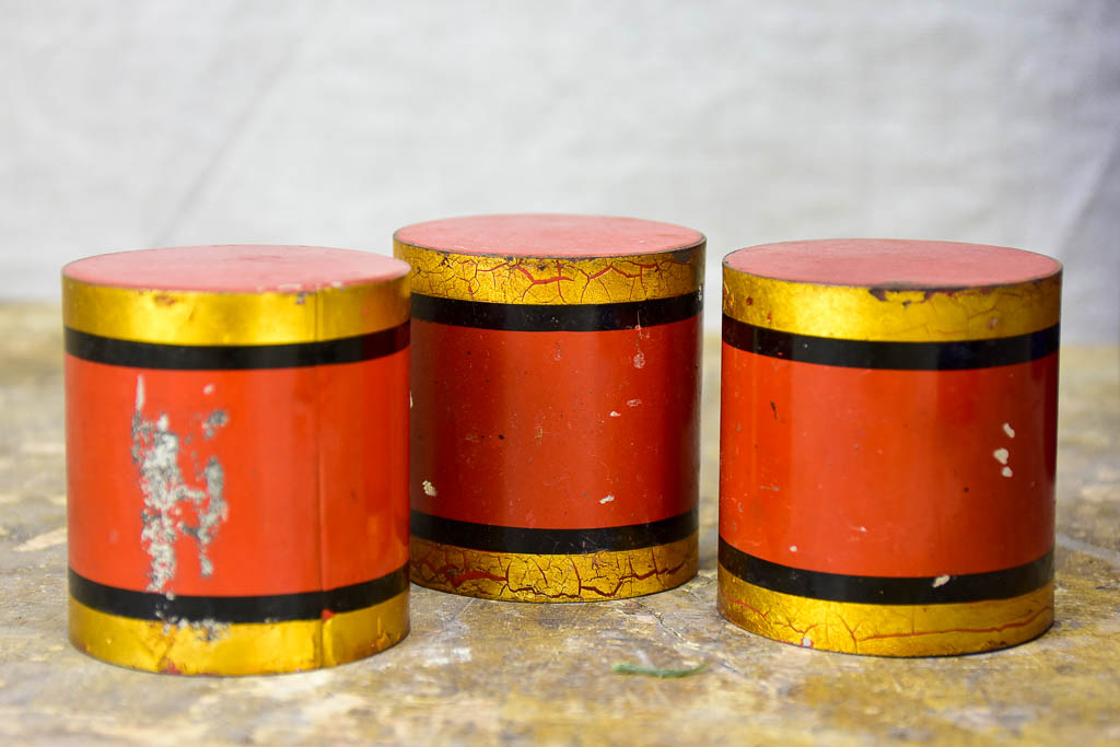 Rare collection of antique French apothecary jars - cobalt blue