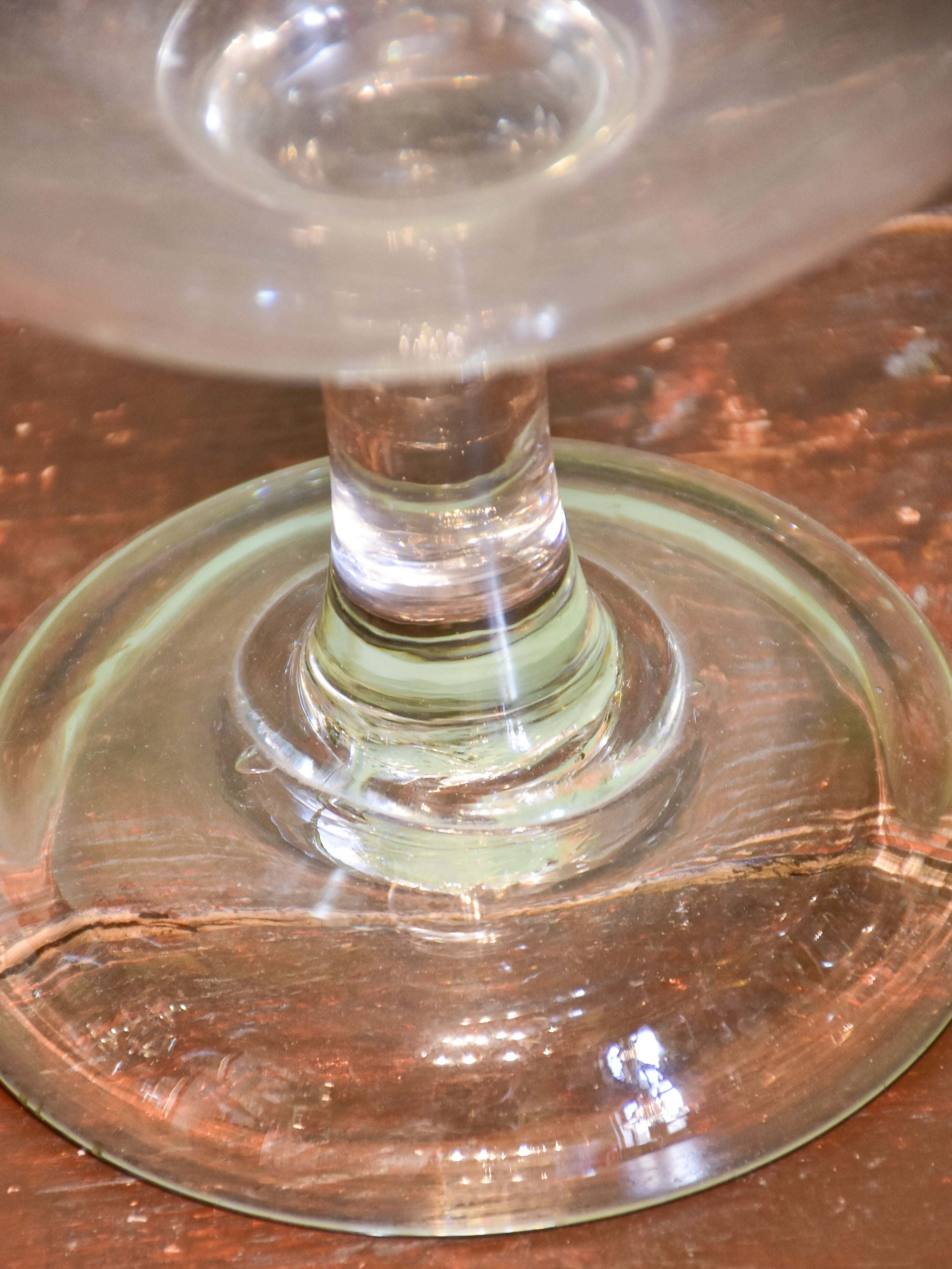 French apothecary glass sangsue jars