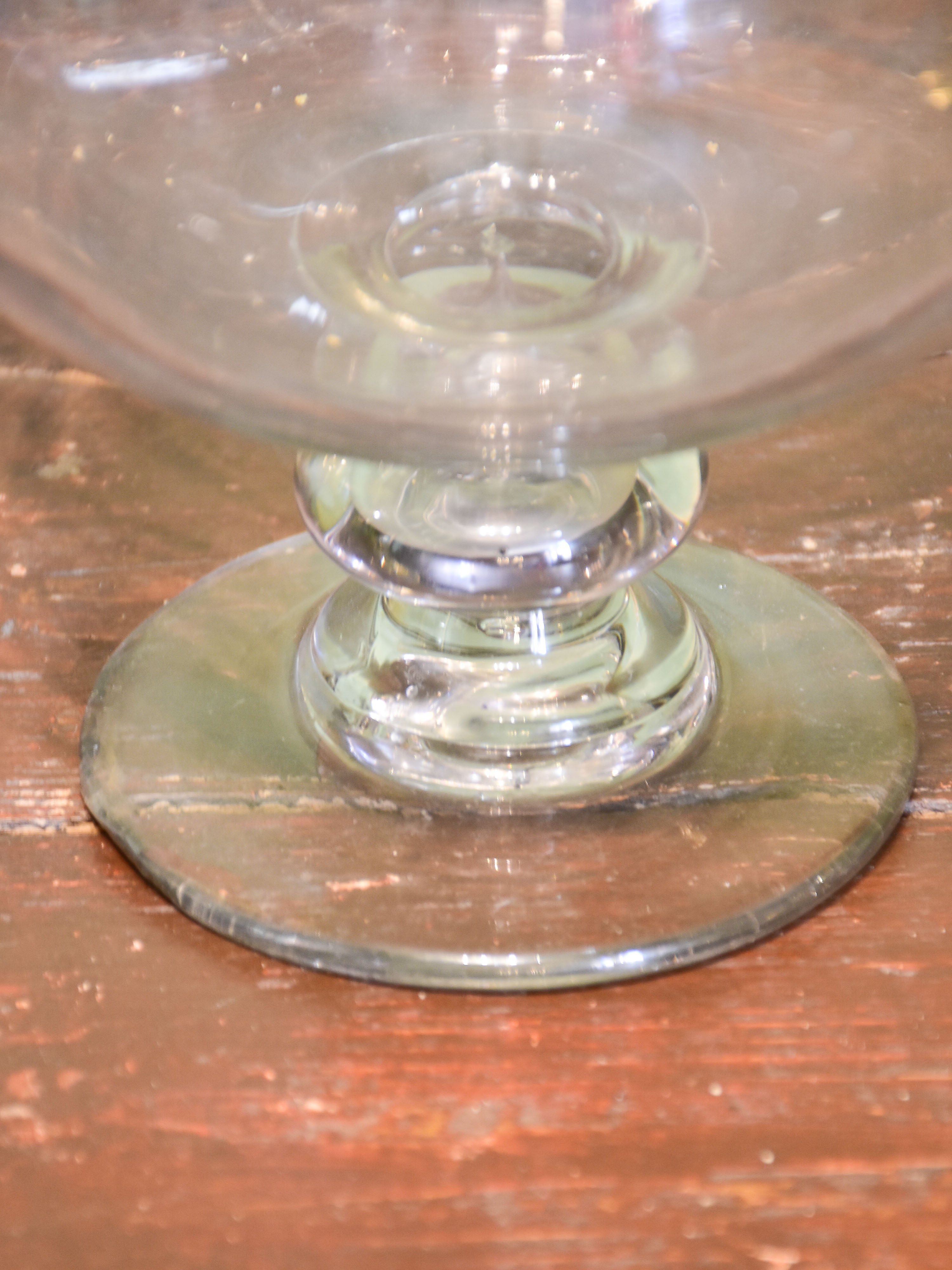 French apothecary glass sangsue jars
