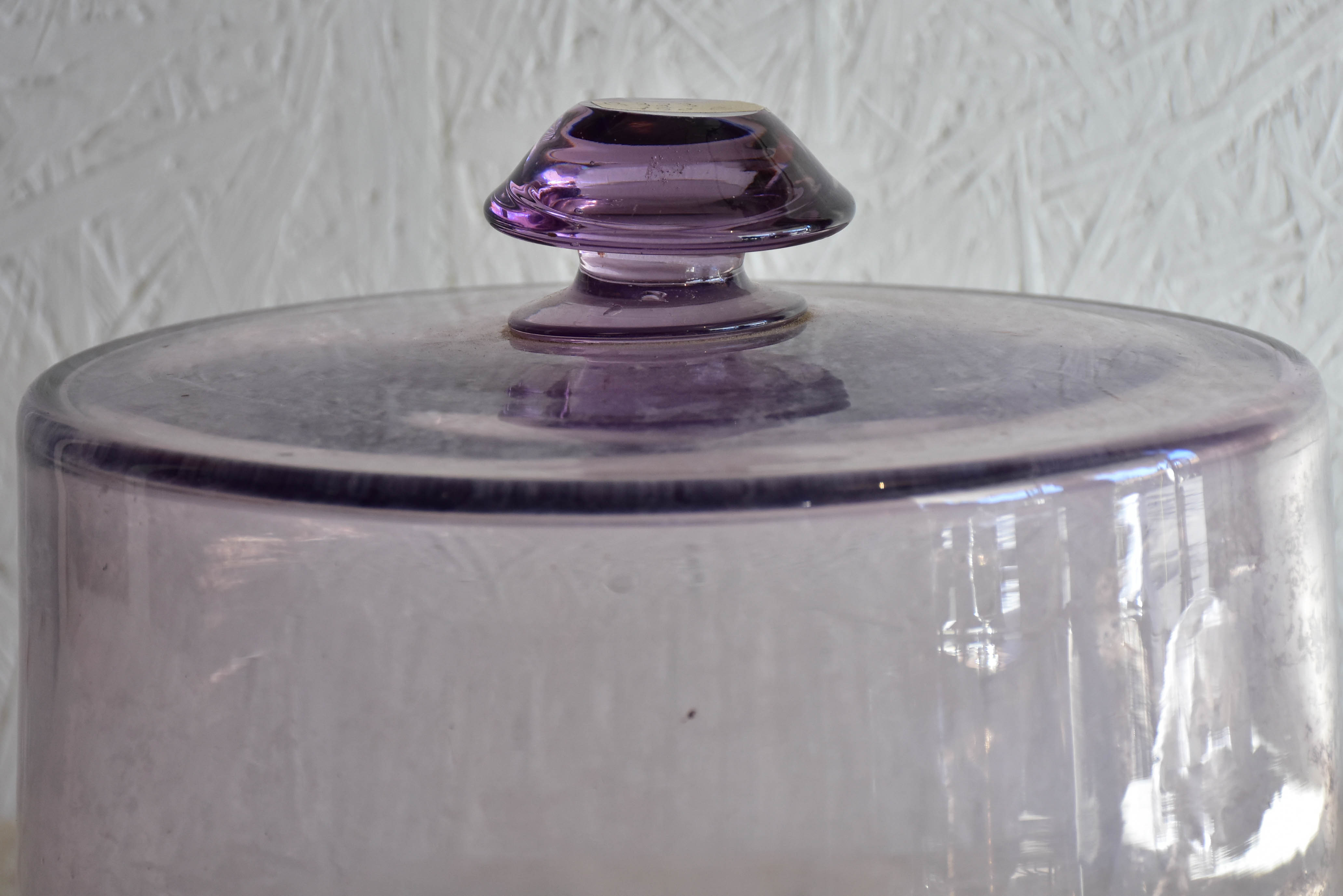 Antique French glass dome from a pâtisserie