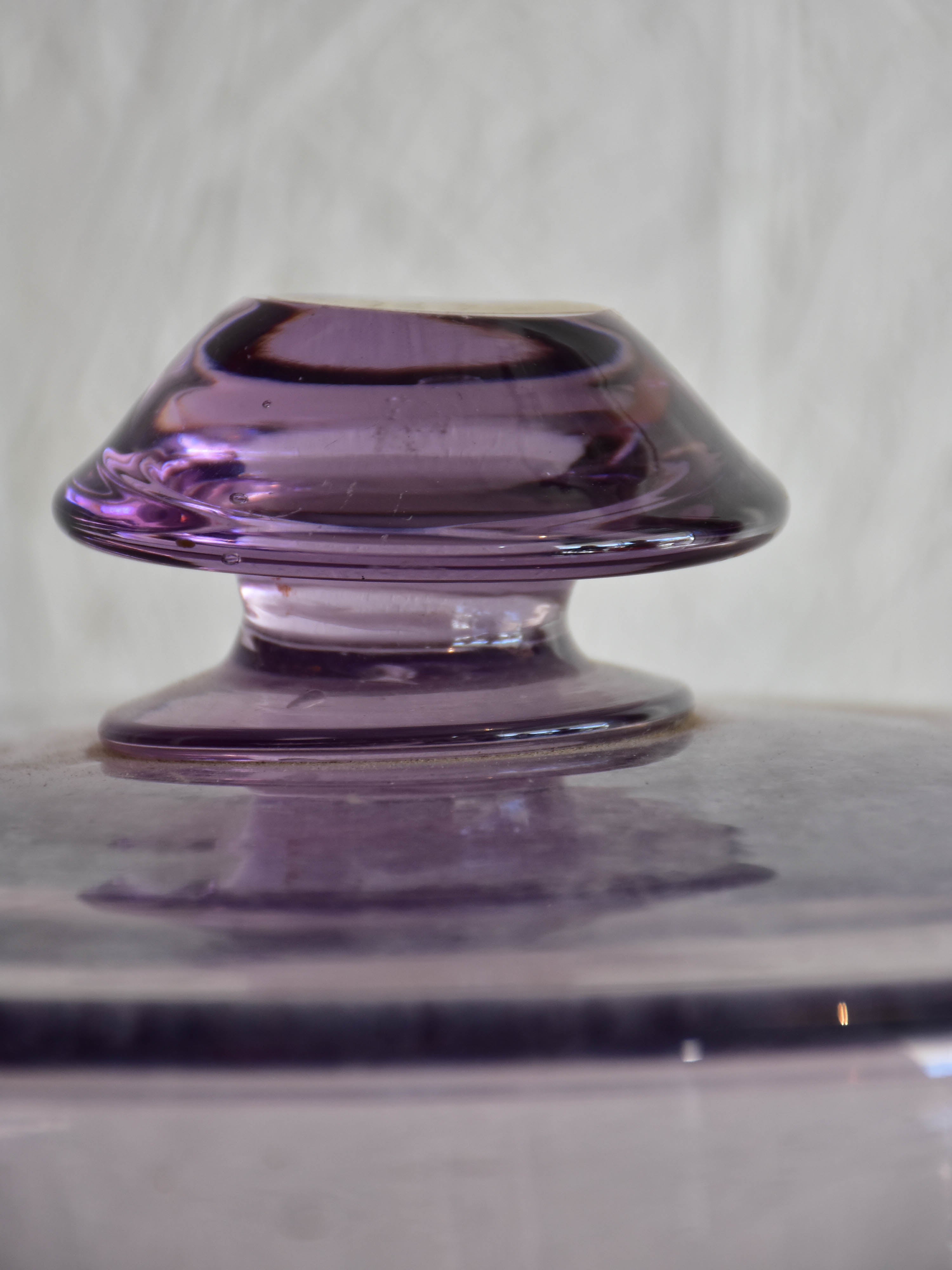 Antique French glass dome from a pâtisserie