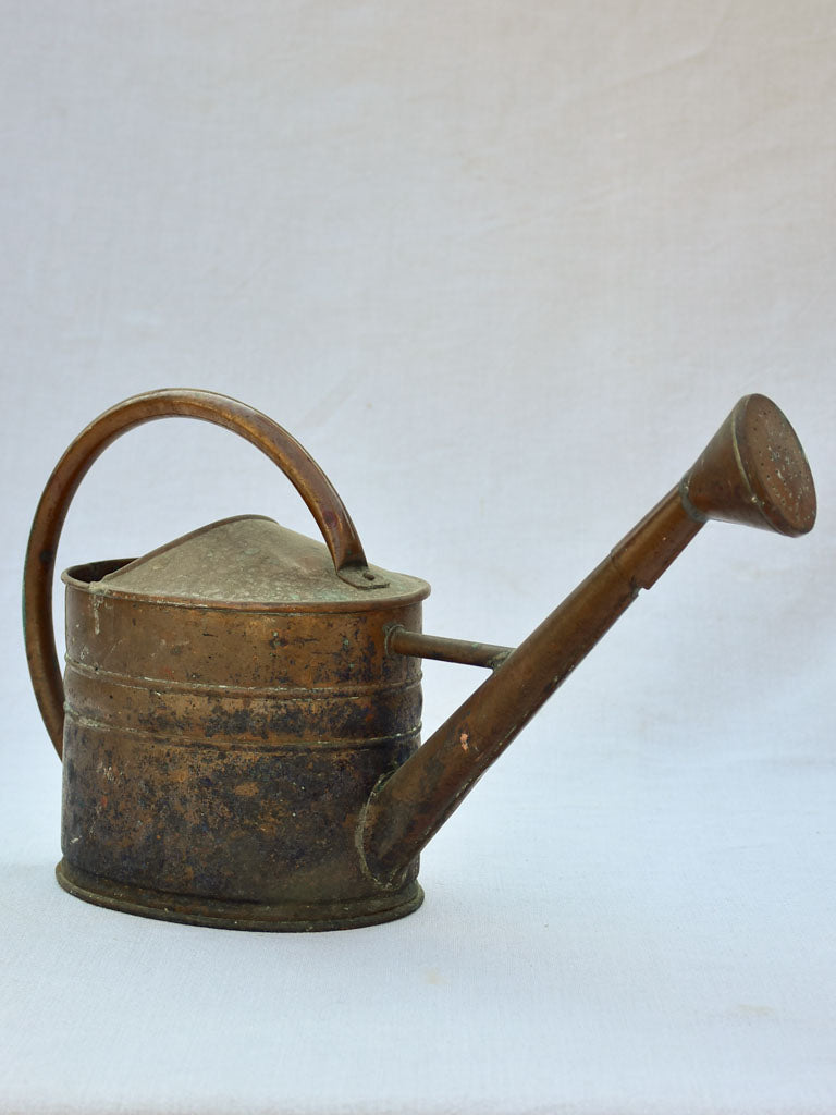 Early twentieth-century French copper watering can