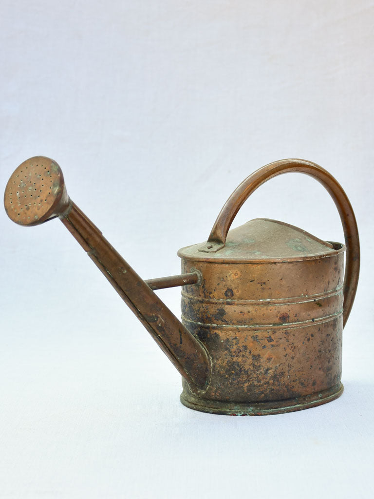 Early twentieth-century French copper watering can