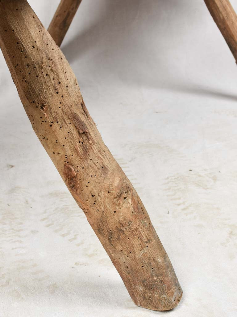 Very large primitive coffee table with four legs 59½"