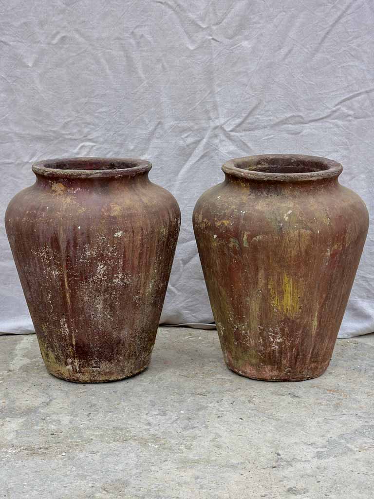 Pair of 1960's garden urns from Albi