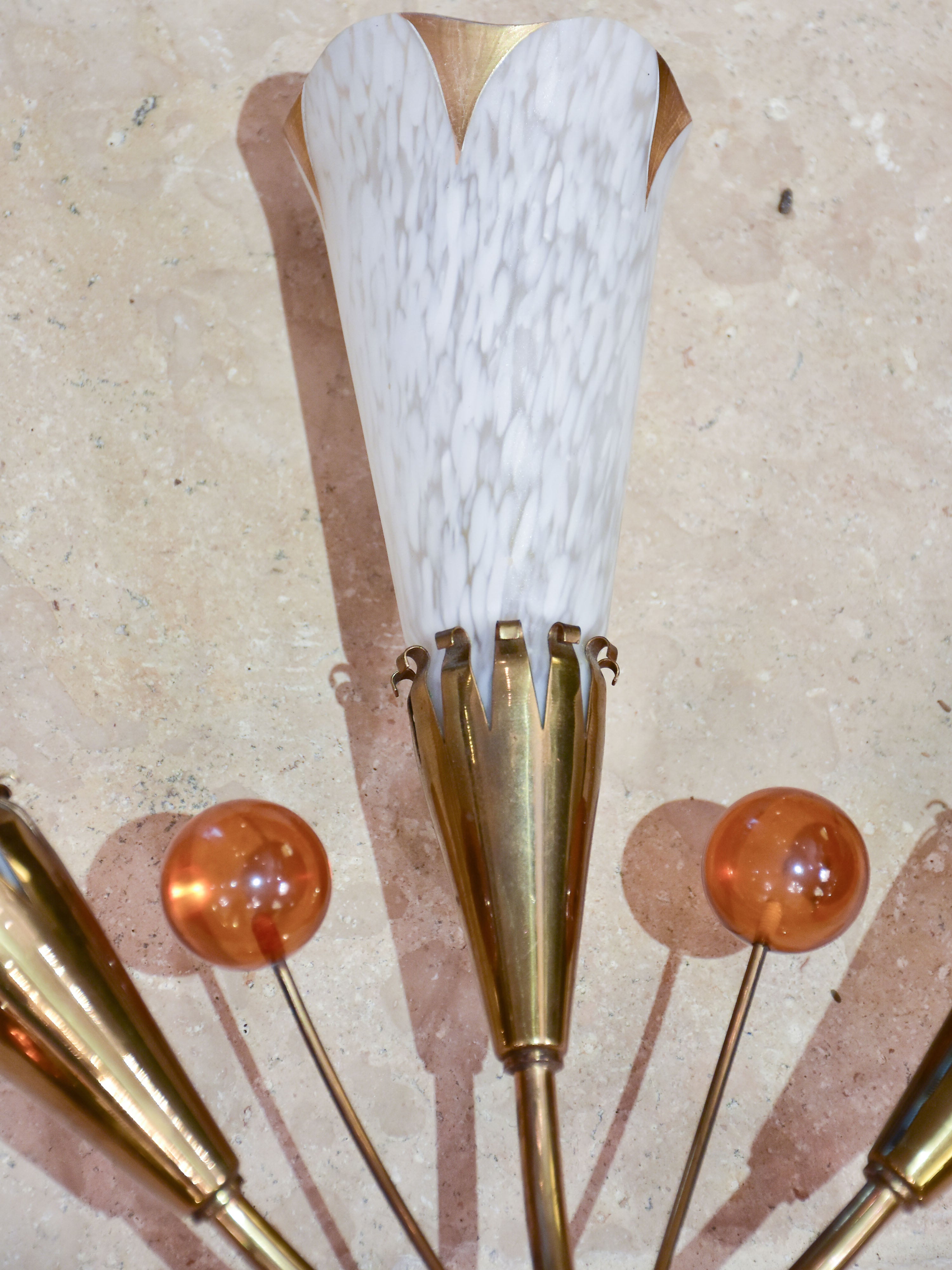 Pair of vintage French wall sconces