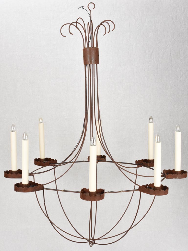 Artisan-made Provence-style chandelier