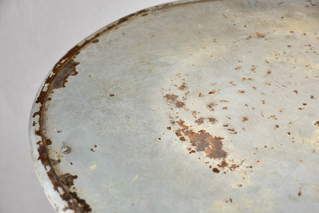 Arras garden table with blue-gray patina - early 20th century