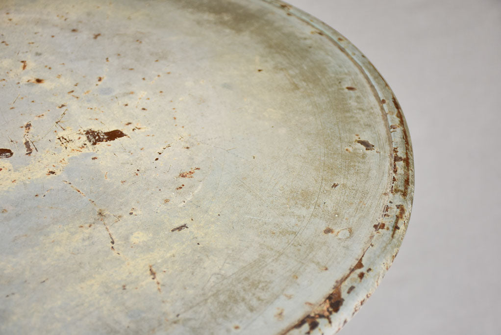 Arras garden table with blue-gray patina - early 20th century