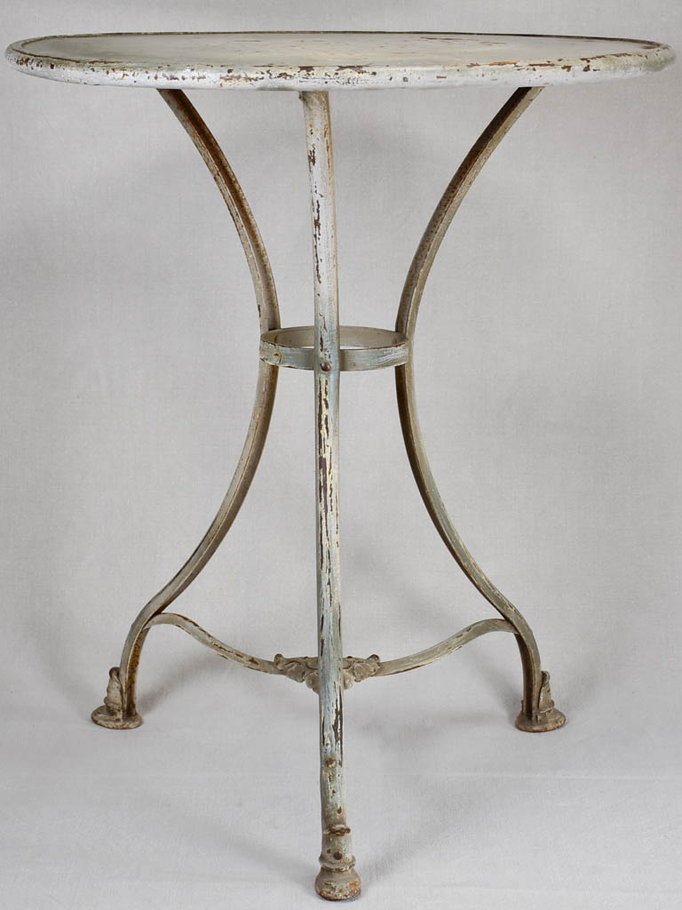 Arras garden table with blue-gray patina - early 20th century
