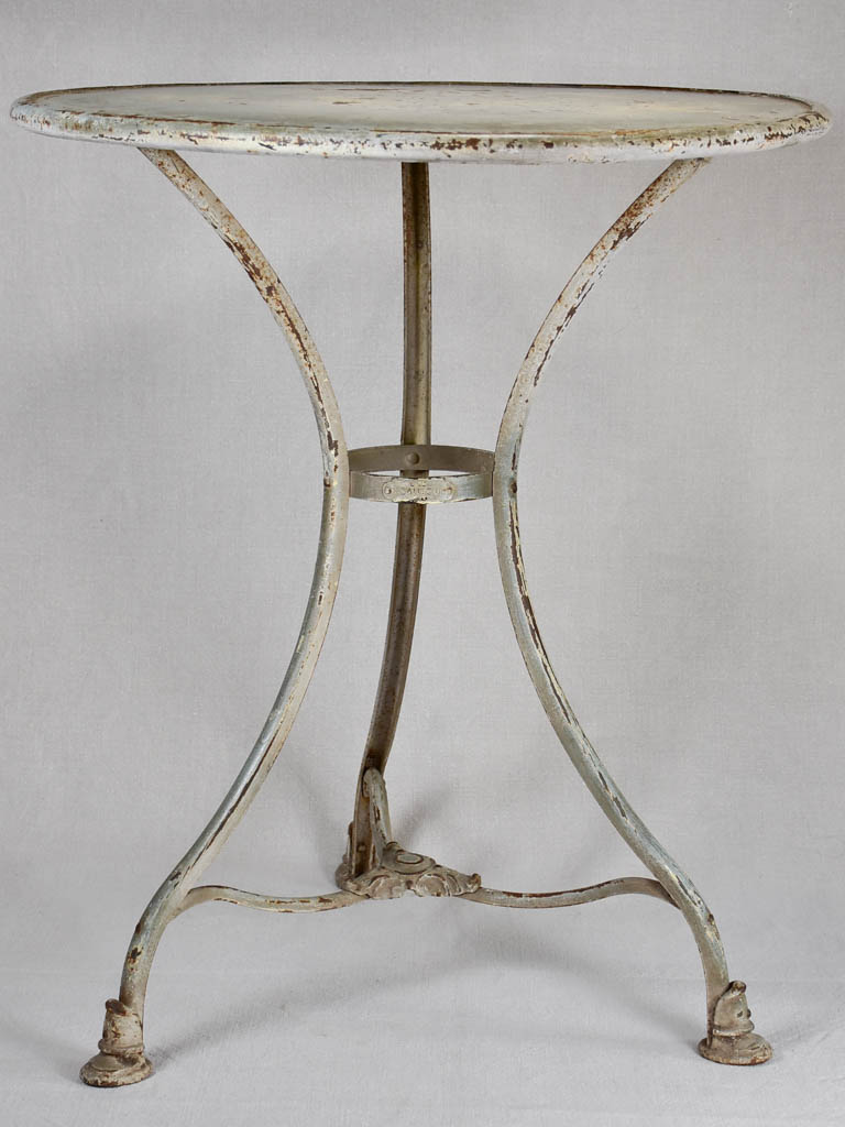 Arras garden table with blue-gray patina - early 20th century
