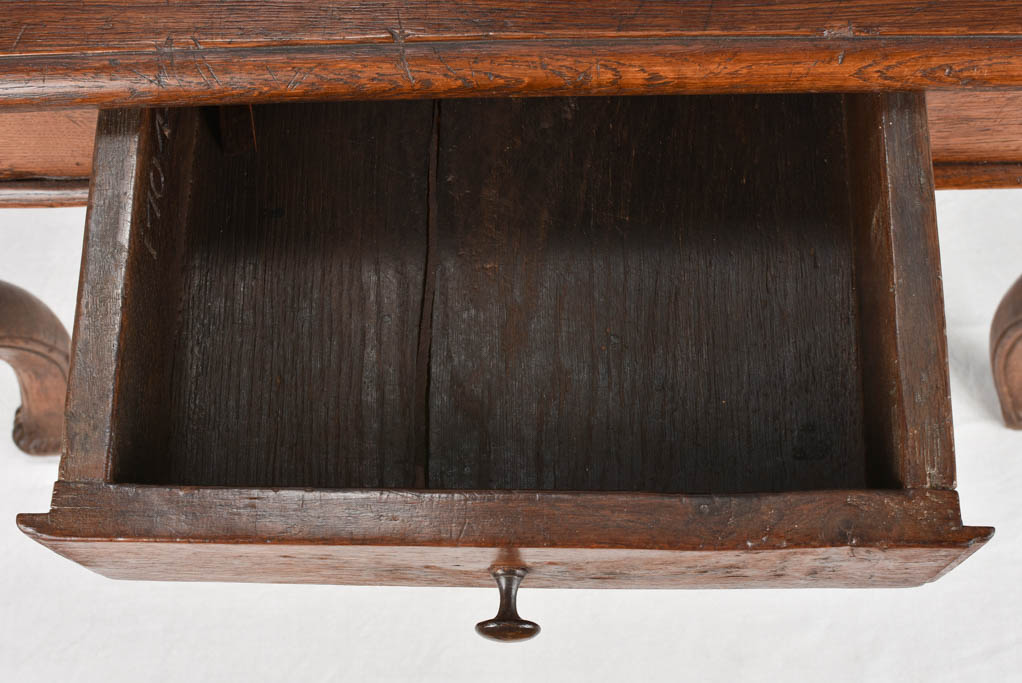 Louis XV period table with drawer 38½" x 23¾"