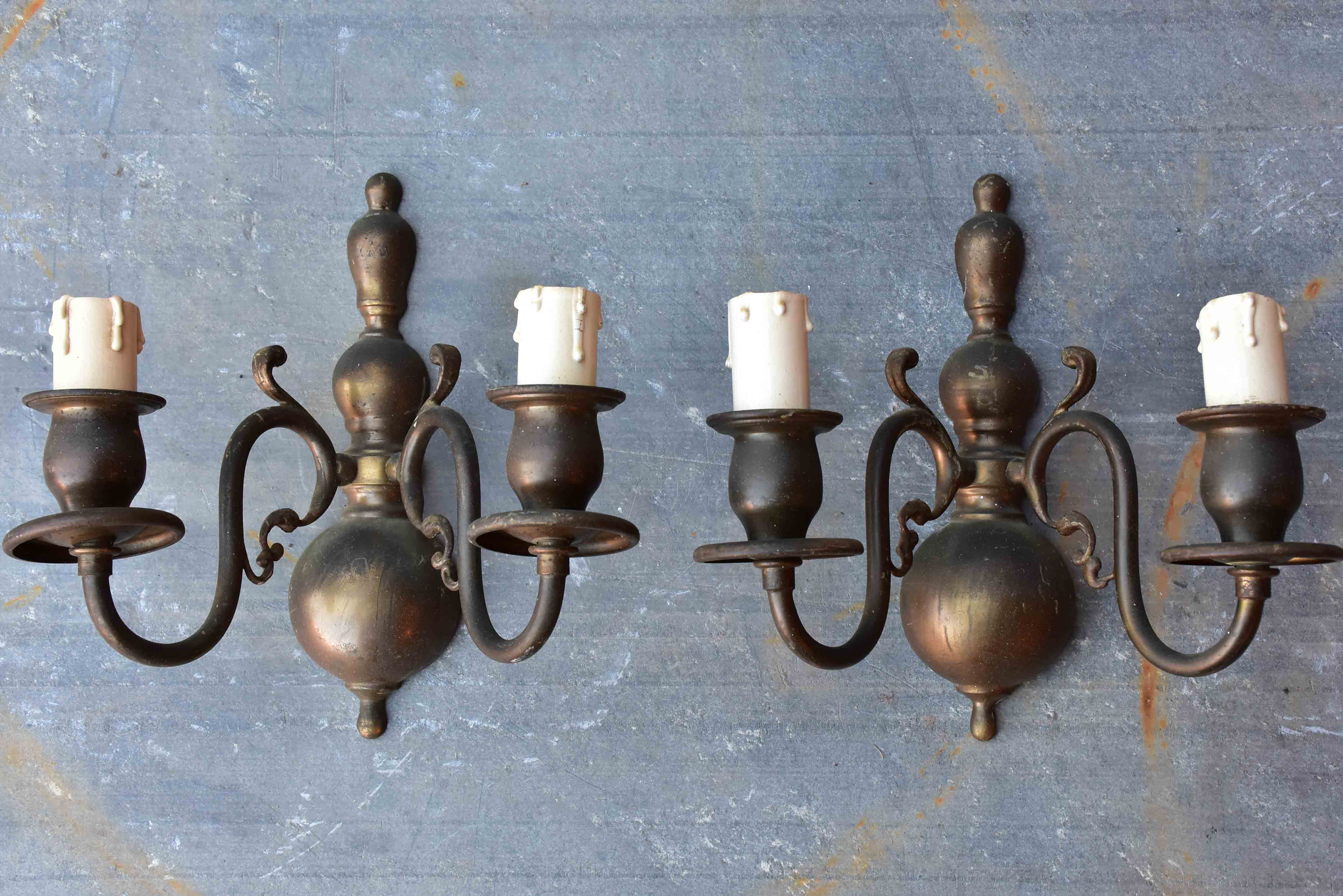 Pair of vintage Italian wall sconces