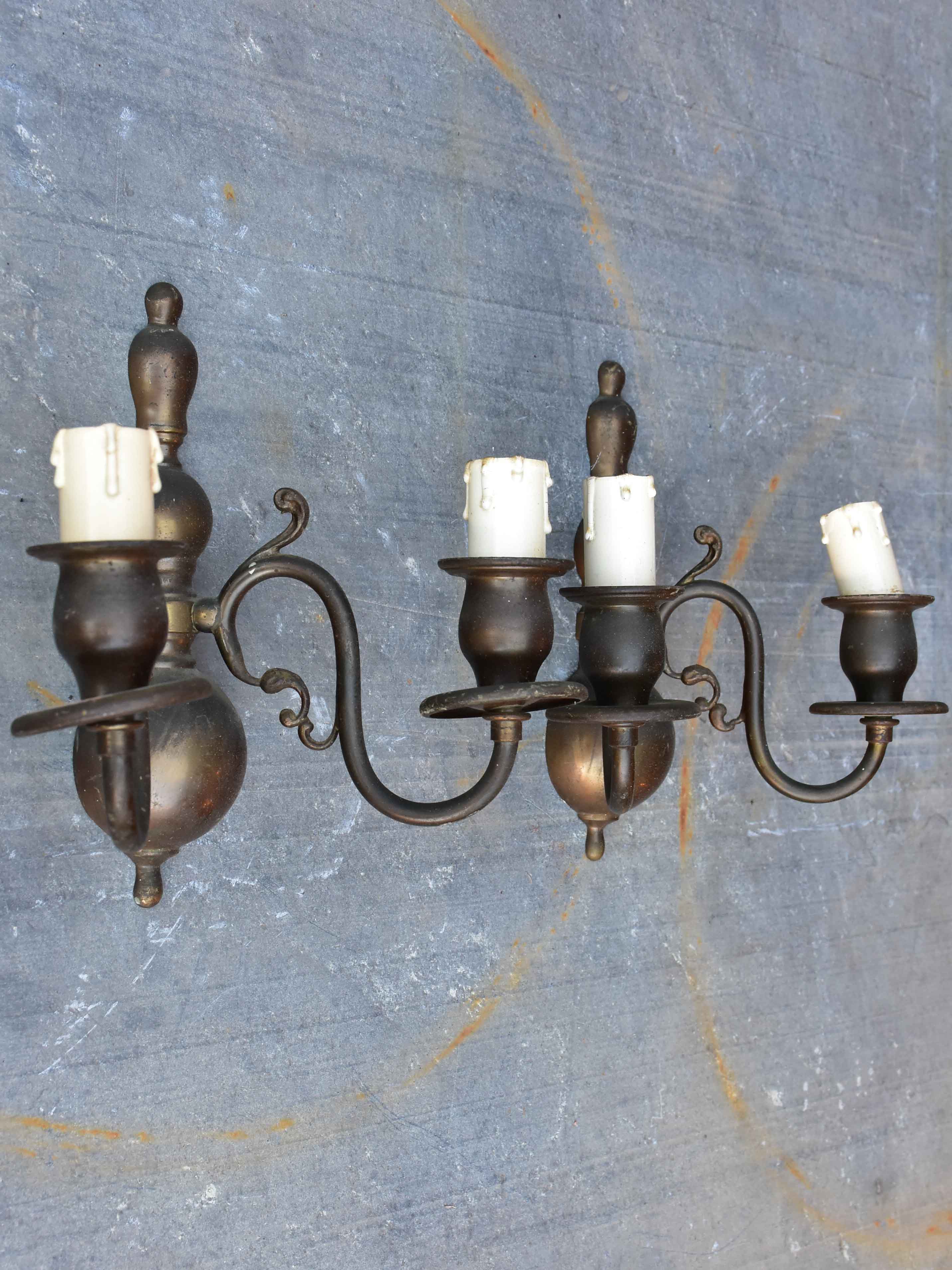 Pair of vintage Italian wall sconces