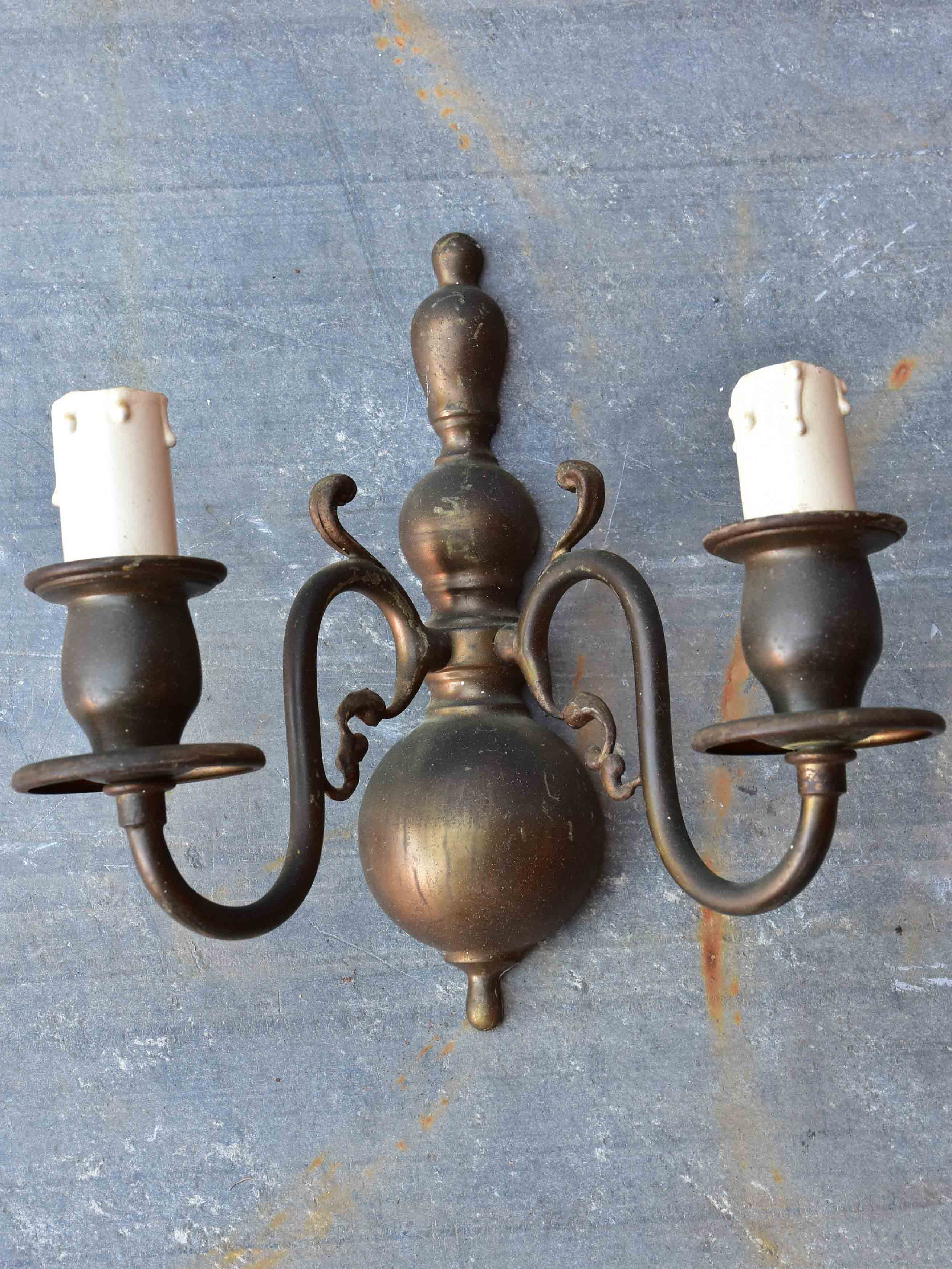 Pair of vintage Italian wall sconces