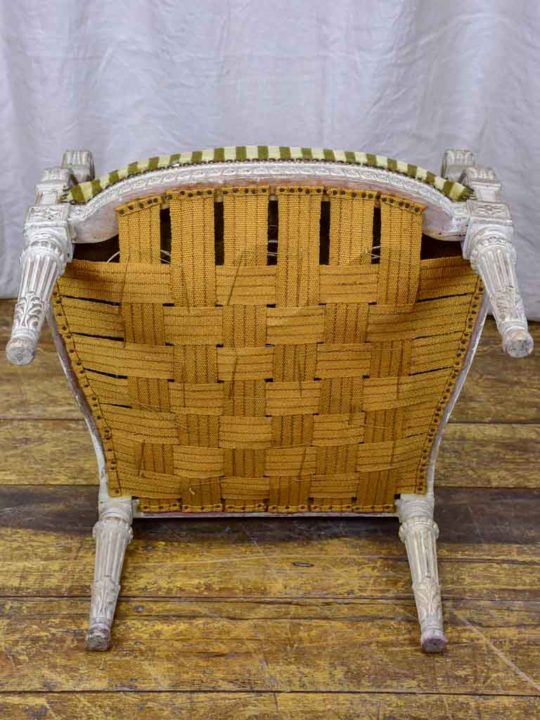 Pair of large Louis XVI armchairs