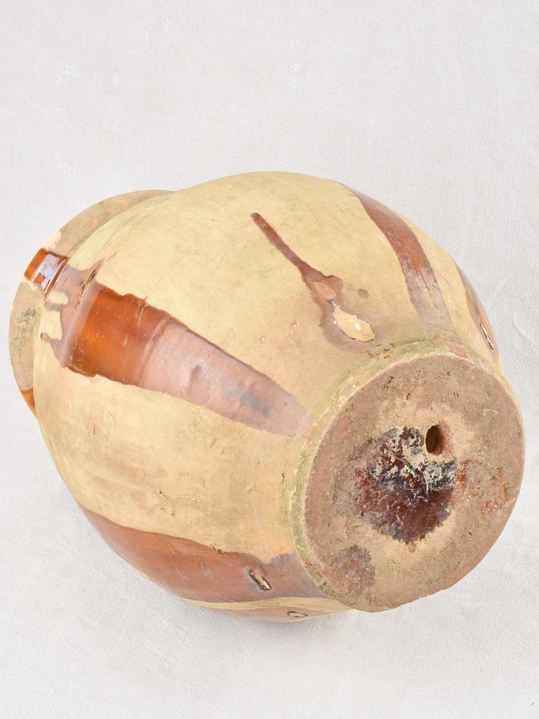 Large 19th century Castelnaudary olive jar 19¾"