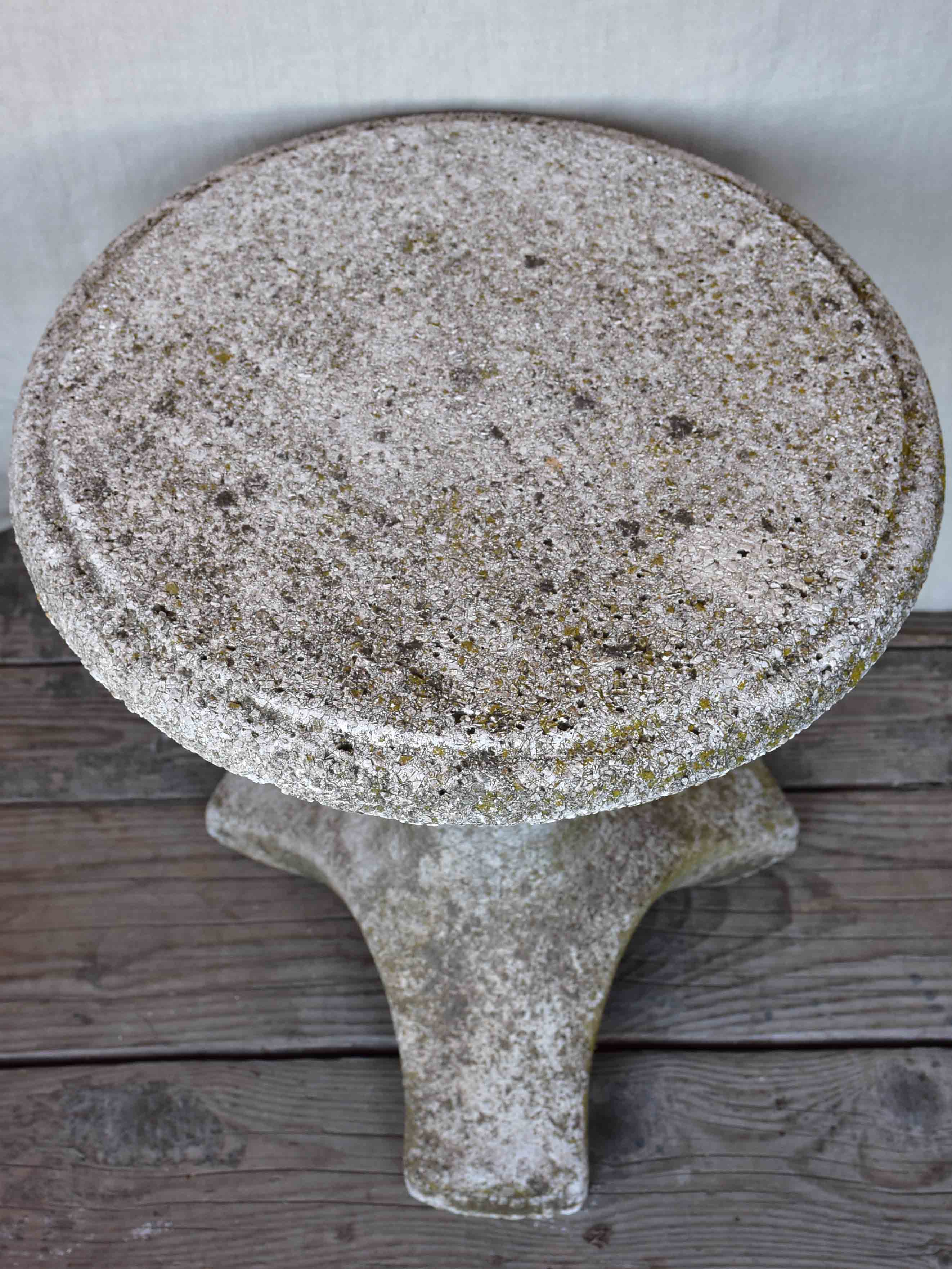 A pair of vintage Italian garden stools