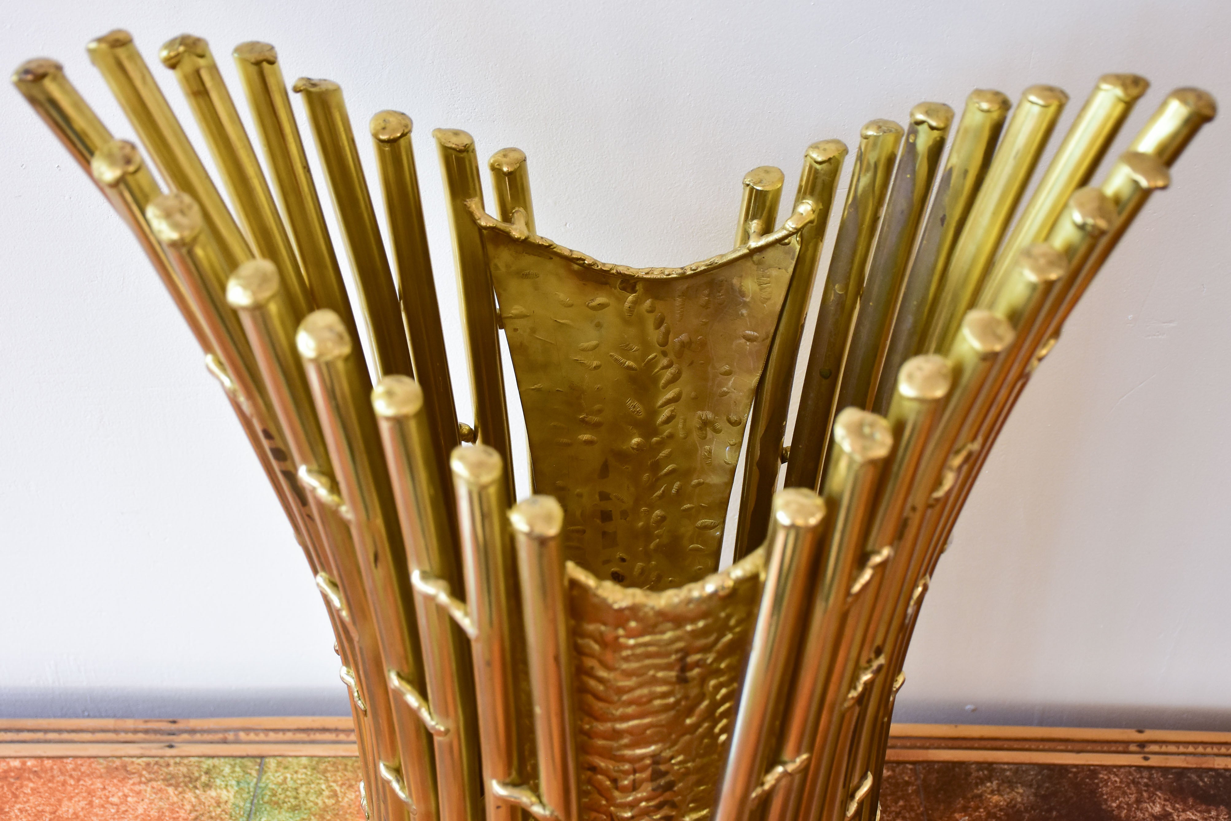 Mid century waste paper basket / umbrella stand - Isabelle Faure