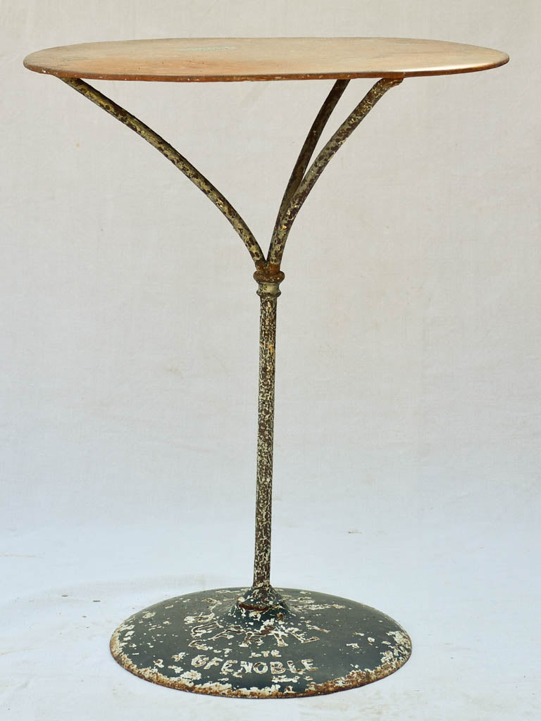 Early twentieth-century French bistro table - Ruffier Grenoble