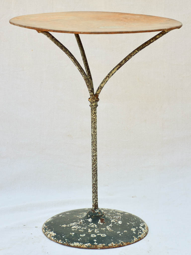 Early twentieth-century French bistro table - Ruffier Grenoble