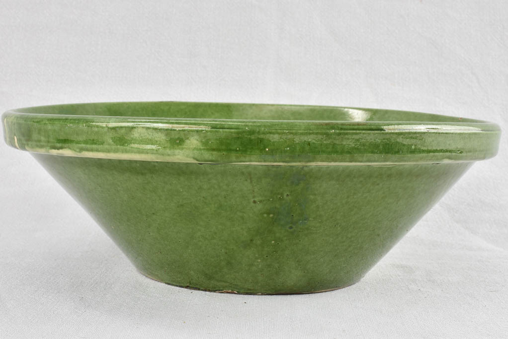 Large green salad bowl / tian bowl 13¾"