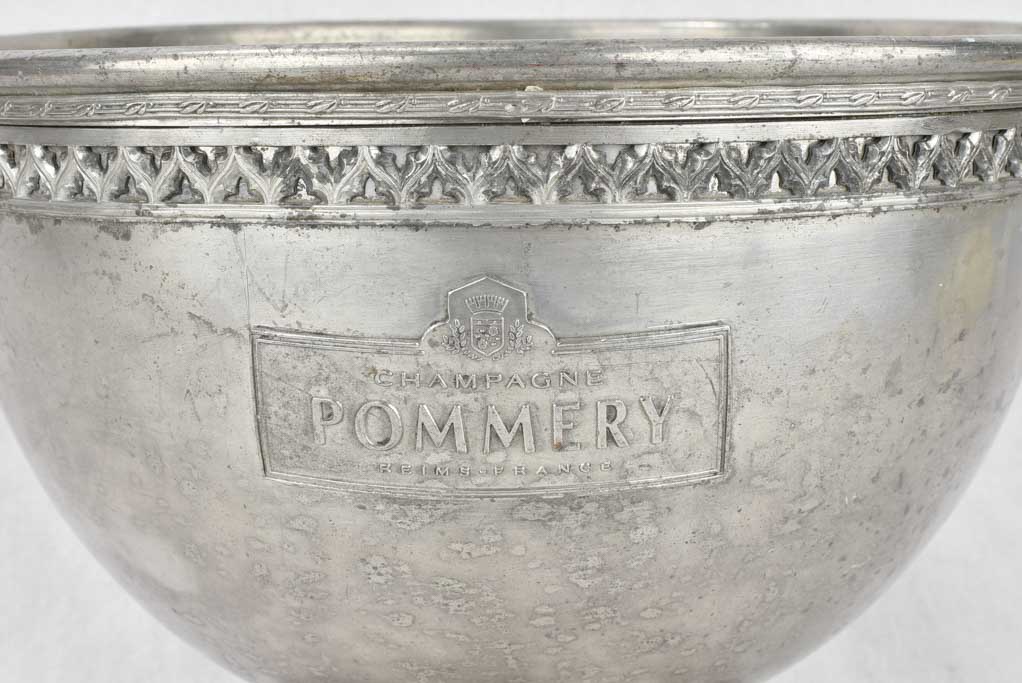 Vintage French Pommery champagne bucket 13"
