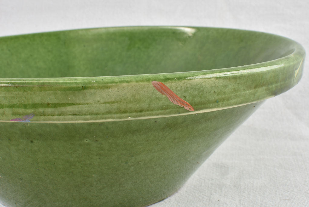 Large green salad bowl / tian bowl 13¾"