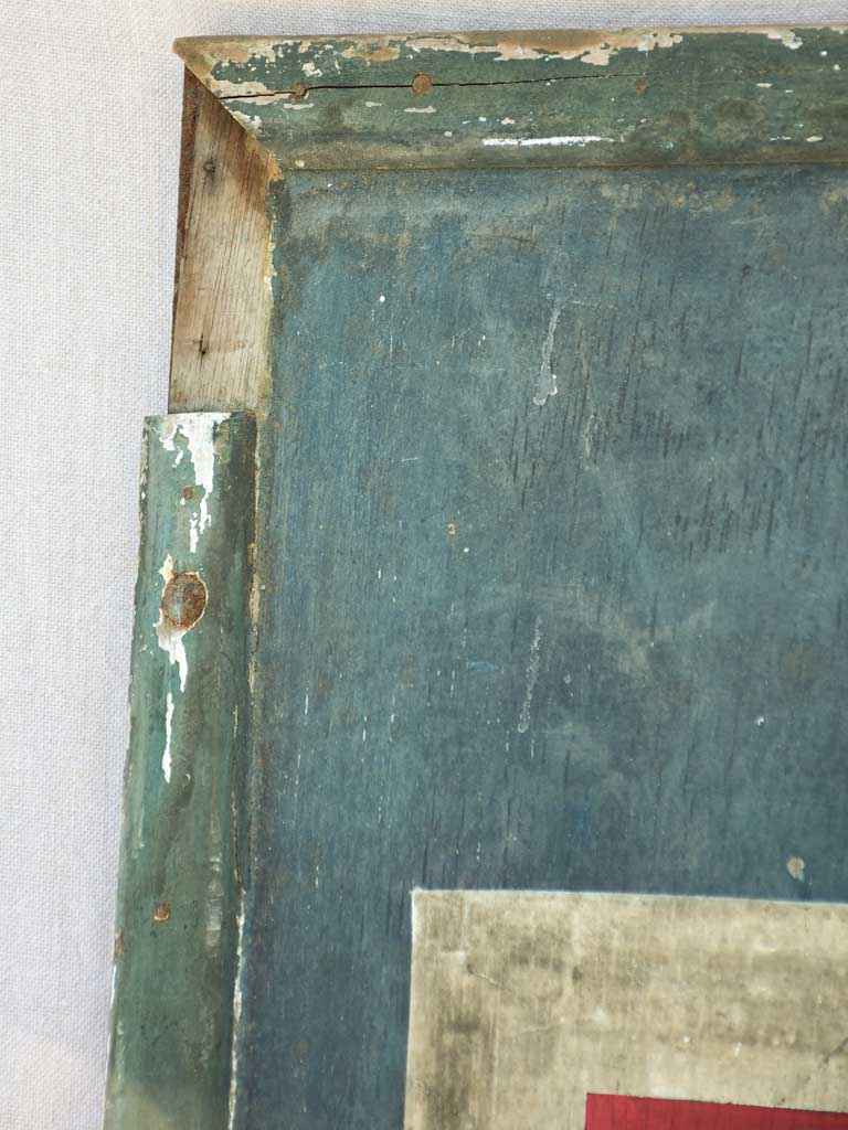 Large hand-painted wooden sign - 1930's - Produit Fermor 58¾" x 39¾"