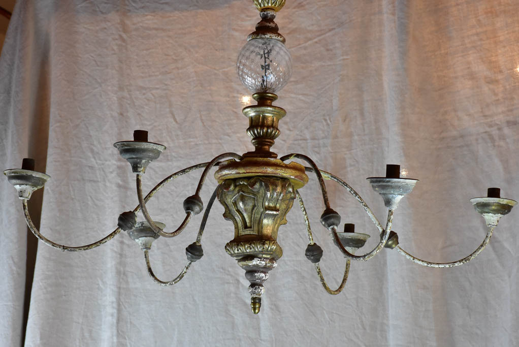 Antique French candle chandelier