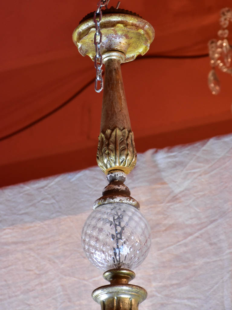 Antique French candle chandelier