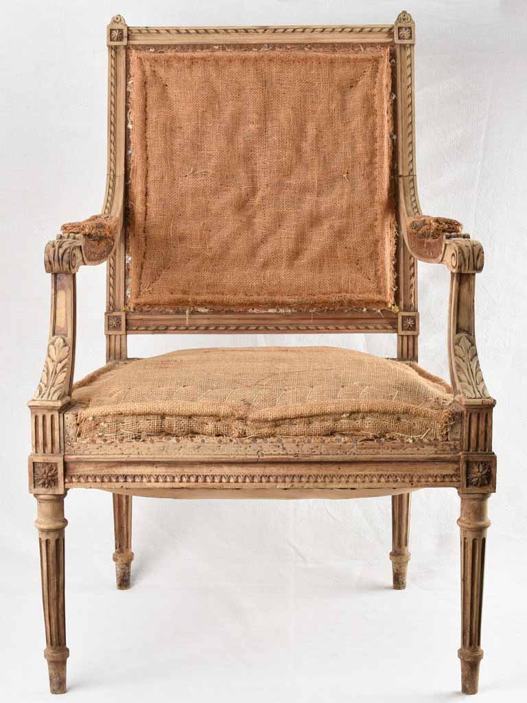 Pair of antique Louis XVI armchairs