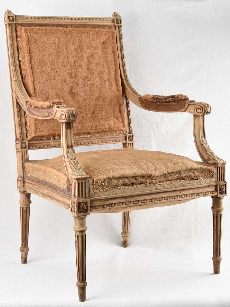 Pair of antique Louis XVI armchairs