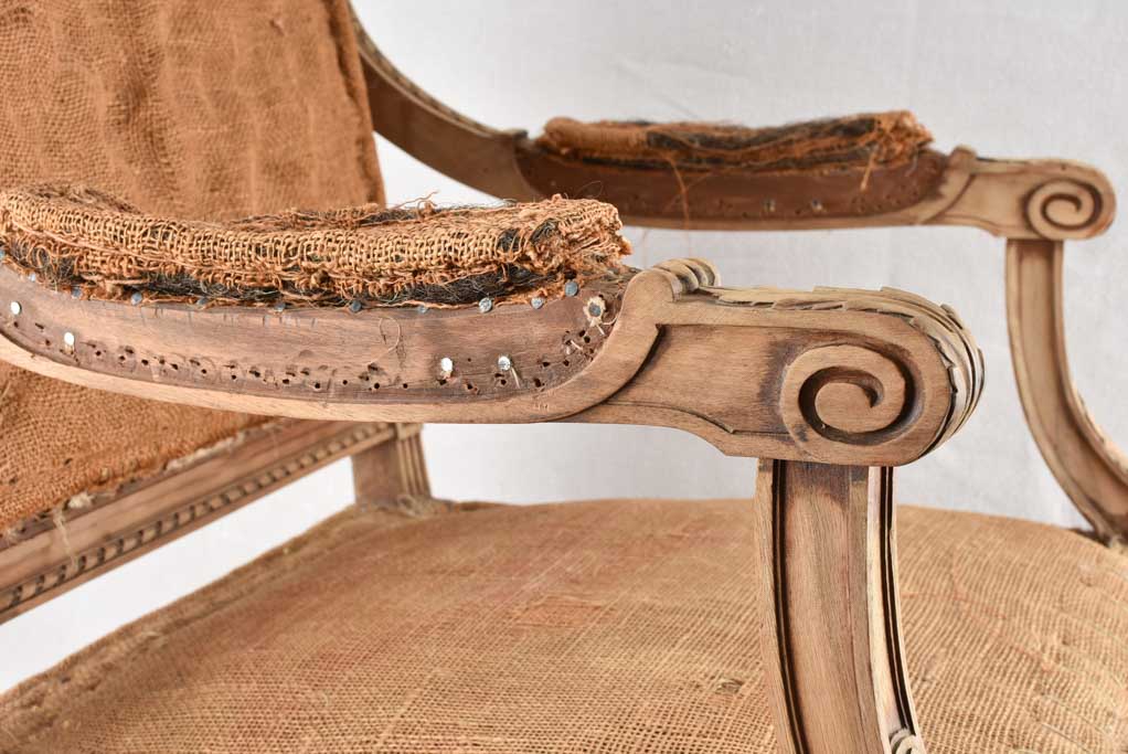 Pair of antique Louis XVI armchairs